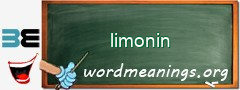 WordMeaning blackboard for limonin